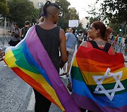 Jeruzalėje tūkstančiai žmonių dalyvavo homoseksualų parade