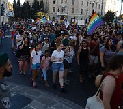 Jeruzalėje tūkstančiai žmonių dalyvavo homoseksualų parade