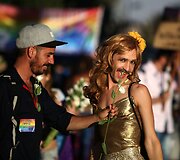 Jeruzalėje tūkstančiai žmonių dalyvavo homoseksualų parade