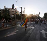 Jeruzalėje tūkstančiai žmonių dalyvavo homoseksualų parade