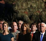 JAV prezidento Donaldo Trumpo kalba