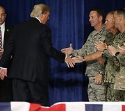 JAV prezidento Donaldo Trumpo kalba