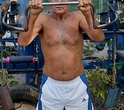Sporto klubas po atviru dangumi Kijeve