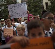 Ispanijoje po atakų musulmonai protestavo prie&scaron; antiislami&scaron;kus nusikaltimus