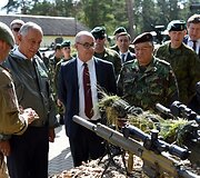 Portugalijos prezidentas susitiko su Lietuvoje dislokuotais portugalų kariais