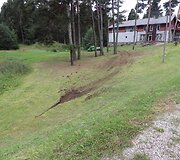 Nuo kelio nulėkęs &bdquo;VW Transporter&ldquo;