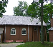 1650 m. Stelmužės Vie&scaron;paties Jėzaus Kryžiaus bažnyčia