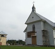 1783 m. Semeli&scaron;kių &Scaron;v. Lauryno bažnyčia