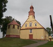 1802 m. Pavandenės &Scaron;v. Onos bažnyčia