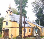 1825 m. Sutkų &Scaron;vč. Mergelės Marijos, Belaisvių Vaduotojos, bažnyčia