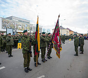 Motorizuotosios pėstininkų brigados &bdquo;Žemaitija&ldquo; &scaron;auktinių priesaika