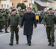 Motorizuotosios pėstininkų brigados &bdquo;Žemaitija&ldquo; &scaron;auktinių priesaika