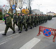 Motorizuotosios pėstininkų brigados &bdquo;Žemaitija&ldquo; &scaron;auktinių priesaika