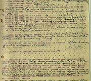 Lietuvos komunistų partijos (bol&scaron;evikų) centro komiteto Sekretoriato nario Antano Sniečkaus pildytos anketos LKP(b) atstovybei prie Kominterno vykdomojo komiteto i&scaron;trauka. 1933 m. spalio 28 d.