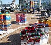 Auk&scaron;čiausias (36 m) LEGO kaladėlių statinys pasaulyje i&scaron;kilo Tel Avive