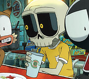 Kadras i&scaron; filmo &bdquo;Mutafukaz&ldquo;