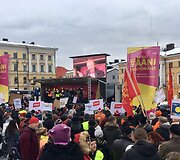 Protestas Suomijoje