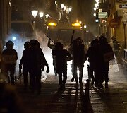 Madride po gatvės prekiautojo mirties įsiplieskė neramumai