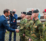 Kra&scaron;to apsaugos ministerijoje lankėsi Norvegijos kronprincas ir gynybos ministras Frank Bakke-Jensen