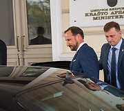 Kra&scaron;to apsaugos ministerijoje lankėsi Norvegijos kronprincas ir gynybos ministras Frank Bakke-Jensen