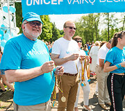 UNICEF vaikų bėgimas Kretingoje