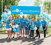 UNICEF vaikų bėgimas Kretingoje