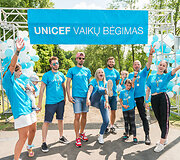 UNICEF vaikų bėgimas Kretingoje