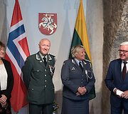 Norvegijos Karalystės gynybos ata&scaron;ė Lietuvai pulkininko Hakon Magnus Loken akreditavimo ceremonija