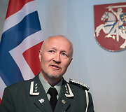 Norvegijos Karalystės gynybos ata&scaron;ė Lietuvai pulkininko Hakon Magnus Loken akreditavimo ceremonija