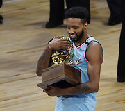 NBA dėjimų konkurso momentai