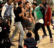 NBA dėjimų konkurso momentai