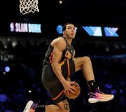 NBA dėjimų konkurso momentai
