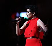 Kanados himną atliko Nelly Furtado