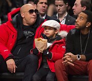 Aktorius Vinas Dieselis ir reperis Ludacris