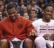 Kyle'as Lowry ir DeMaras DeRozanas