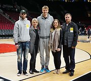 Mindaugas Kuzminskas susitiko su lietuviais Portlande