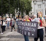 Baltijos kelio minėjimas Londone