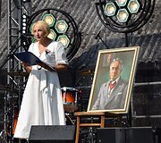 Prie  A.Ramanausko-Vanago ir J.Vitkaus-Kazimieraičio vadavietės Kasčiūnuose skambėjo patriotinės dainos ir kalbos
