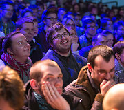 Žaidimų kultūros festivalio Game On akimirka