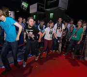 Žaidimų kultūros festivalio Game On akimirka