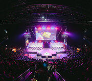 Žaidimų kultūros festivalio Game On akimirka