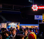 Žaidimų kultūros festivalio Game On akimirka