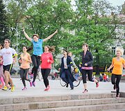 4,2 km distanciją pasirinę bėgikai trasą neskubėdami įveikė kiek greičiau nei per 25 minutes