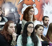 Komiksų centre &Scaron;iaulių bibliotekoje svečias i&scaron; Prancūzijos dalijosi patirtimi su vietos jaunimu