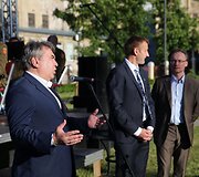 Tarptautinio vasaros festivalio atidarymas Chaimo Frenkelio viloje subūrė &Scaron;iaulių bendruomenę