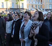 Tarptautinio vasaros festivalio atidarymas Chaimo Frenkelio viloje subūrė &Scaron;iaulių bendruomenę