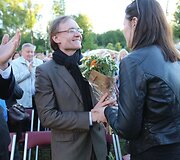 Tarptautinio vasaros festivalio atidarymas Chaimo Frenkelio viloje subūrė &Scaron;iaulių bendruomenę