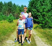 Vlada Musvydaitė su vaikais