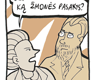 Mykolo Birži&scaron;kos komiksas.