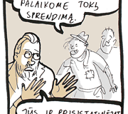 Mykolo Birži&scaron;kos komiksas.